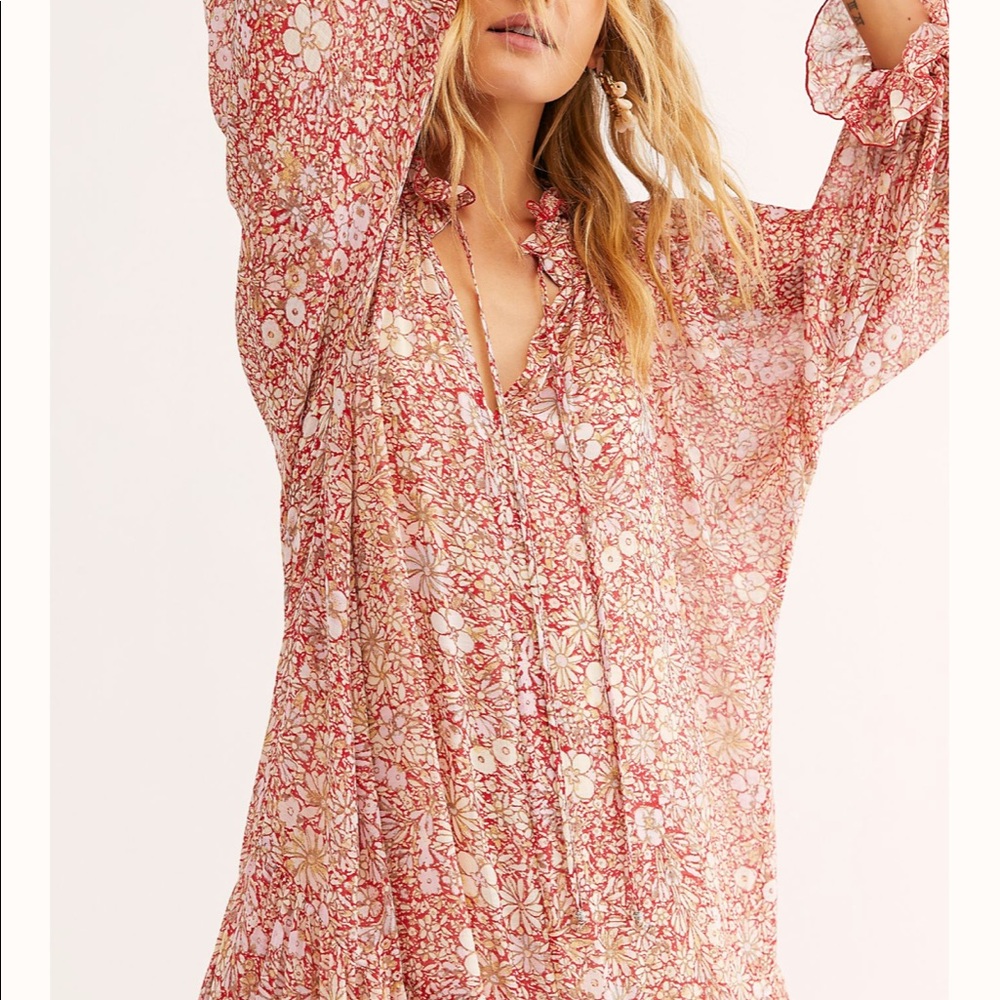 Free People Feeling Groovy Midi Dress